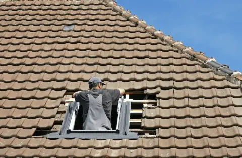 Pose de velux - Pusey